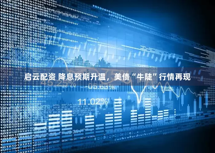 启云配资 降息预期升温，美债“牛陡”行情再现