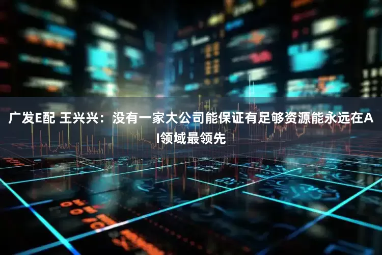 广发E配 王兴兴：没有一家大公司能保证有足够资源能永远在AI领域最领先